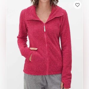 Bench Okehampton
 Raspberry Pink Fleece Jacket, Size Medium